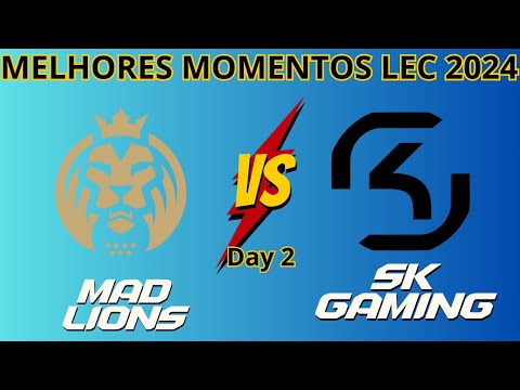 MAD LIONS vs SK GAMING | Highlights | 2024 LEC Winter | Week 1 | Day 2 |   Melhores Momentos