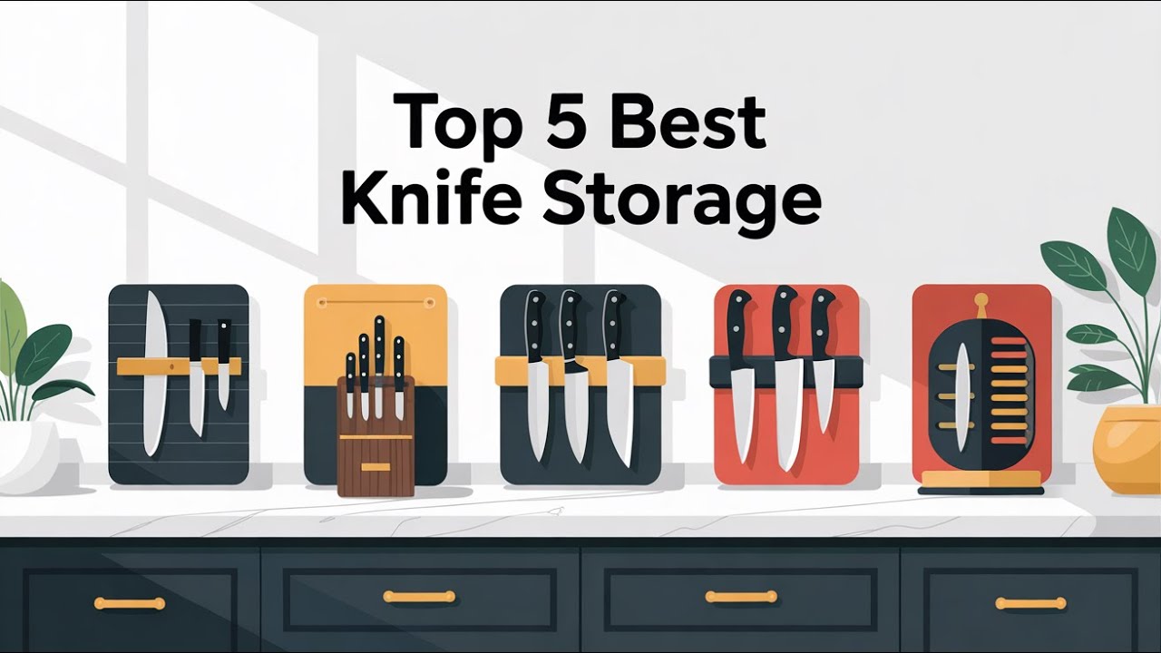 Top 5 Best Knife Storage | Safe & Stylish Kitchen Knife Organizers