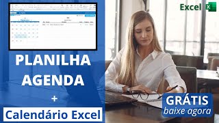 ✅ [Baixe Agora] Planilha Agenda Calendário Excel   Tarefas Diárias Lista de Atividades Excel