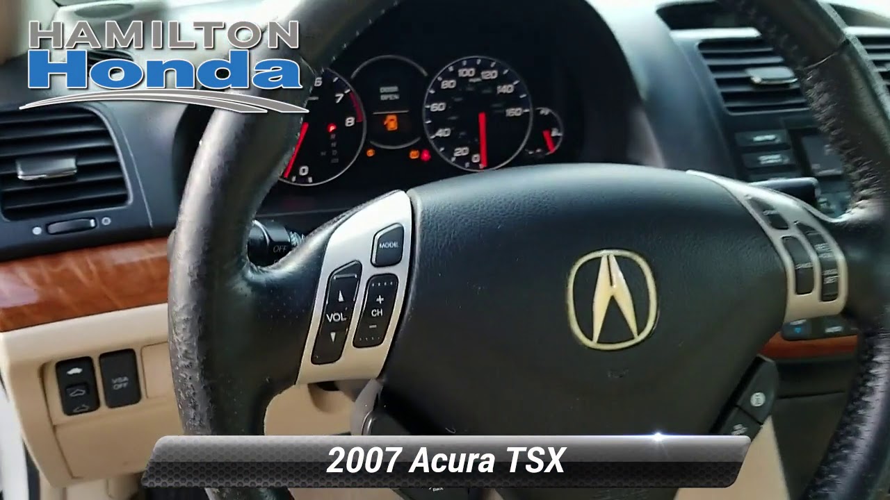 Used 2007 Acura TSX 4dr Sdn AT, Hamilton Township, NJ 27813T YouTube