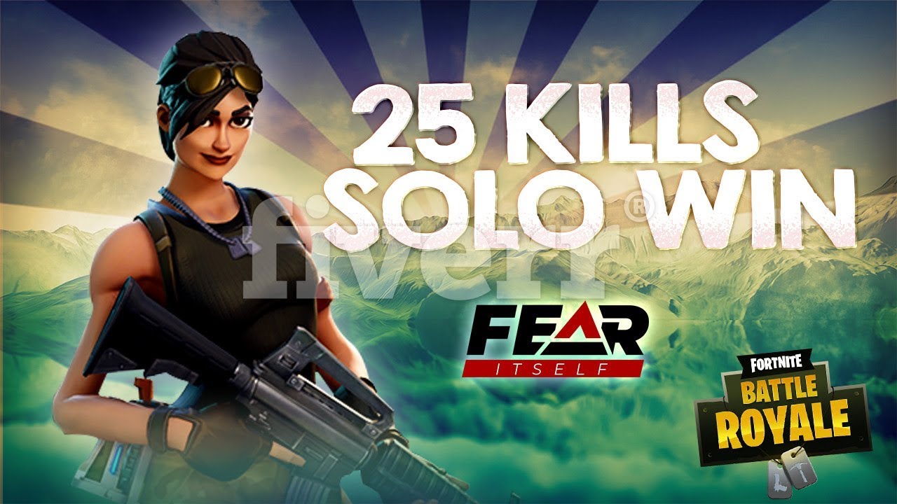 25 Kill Solo Win - Fortnite Battle Royale Gameplay - YouTube
