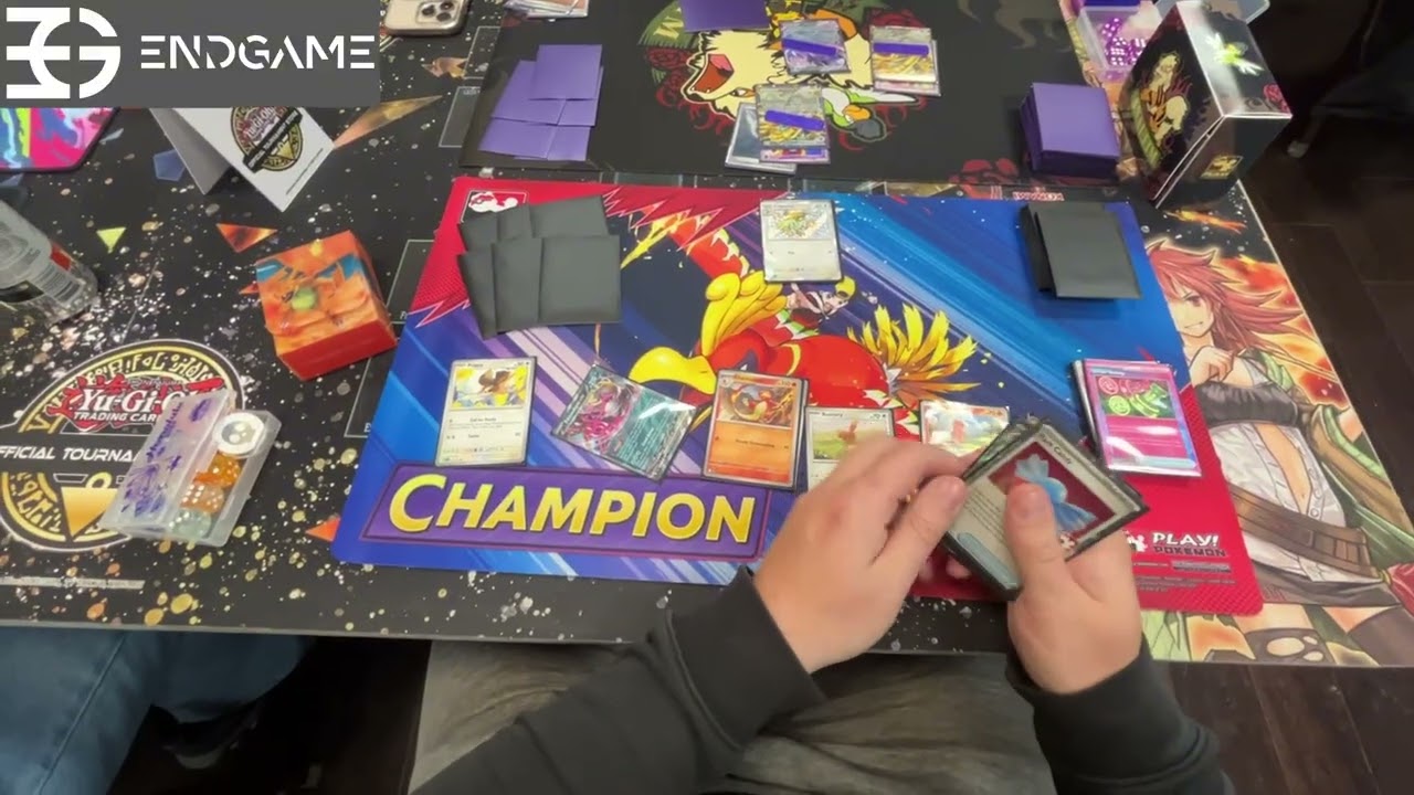 Pokemon TCG Phantasmal Flames POV- Мега Чаризард экс/Пиджеот экс против Голденго экс