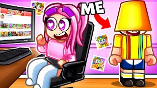 I Spent 100 Hours in MY CRUSH’S HOUSE In Roblox... (She Had No Idea)