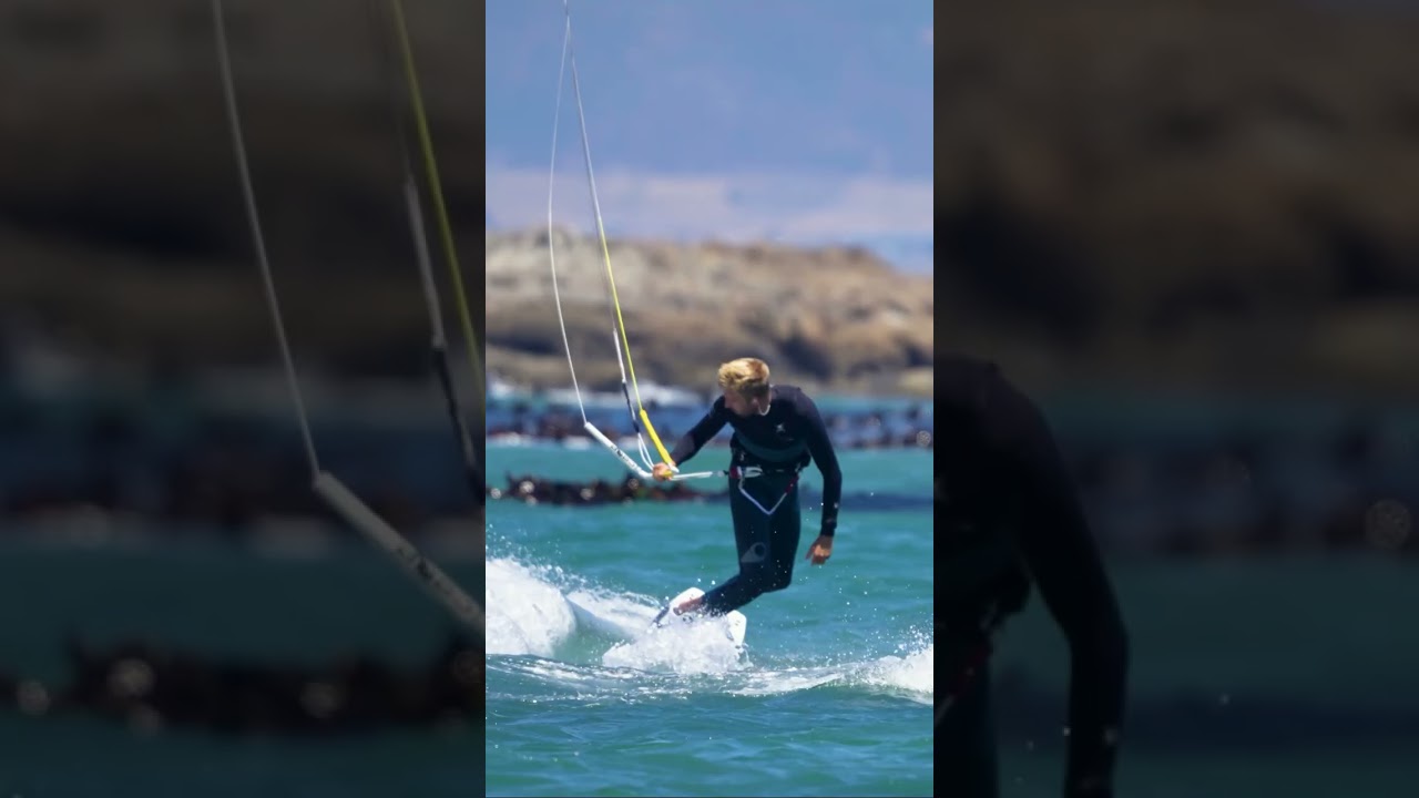 Soaring High: @stevenakkersdijk's Thrilling Kitesurfing Feats in Big Bay