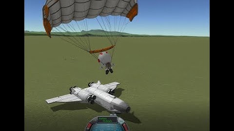 KSP: Messing around with parachutes in 1.4