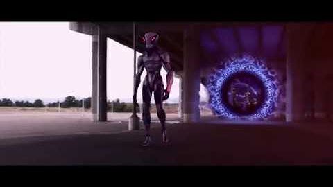 Alien portal, composition in Nuke