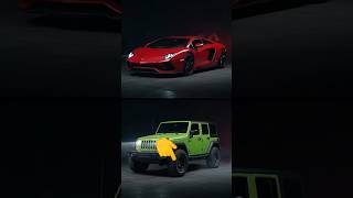 Supercar vs. Off-Roader: Ultimate High-Speed Duel #shorts #foryou