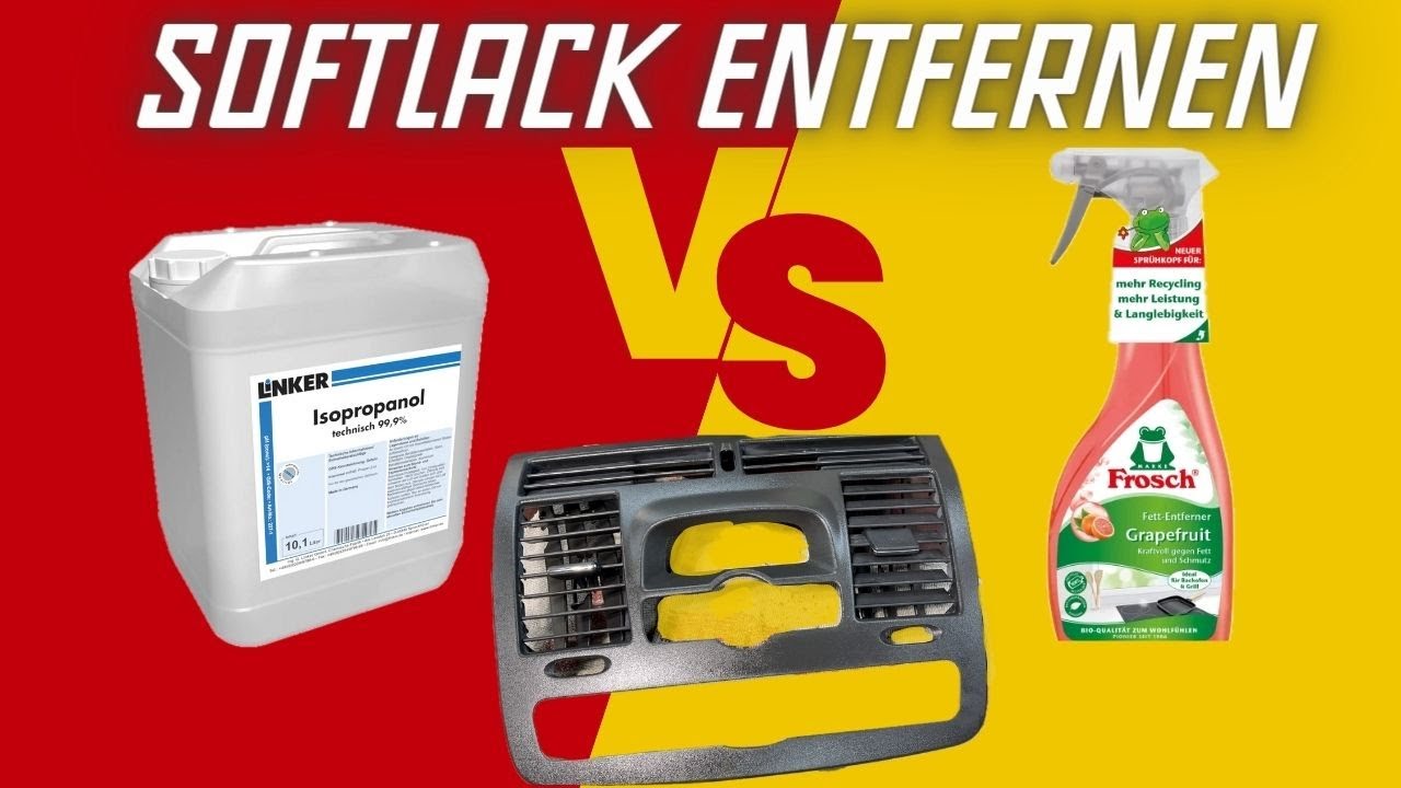 Softlack schnell und einfach entfernen / Vito W639 Mittelkonsole