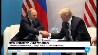 G20 Summit: Trump and Putin hold long-anticipated first face to face meeting
