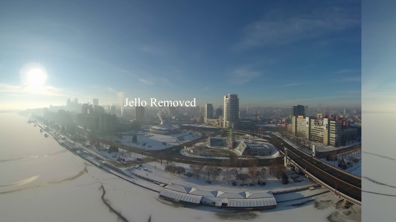 360 version. Remove Jello from  drone video befor and After My software solutions to save your shot.
