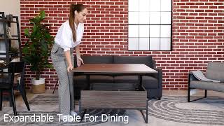 Apollo Coffee and Dining Table With Storage  Spaze Furniture