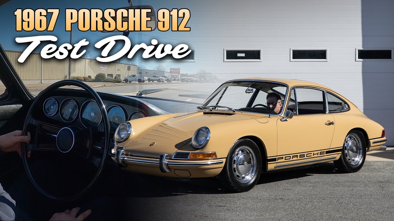1967 Porsche 912 Coupe Survivor - Test Drive - YouTube