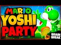 Yoshi&#39;s Brain Break Party | Mario Run &amp; Freeze Dance | Just Dance