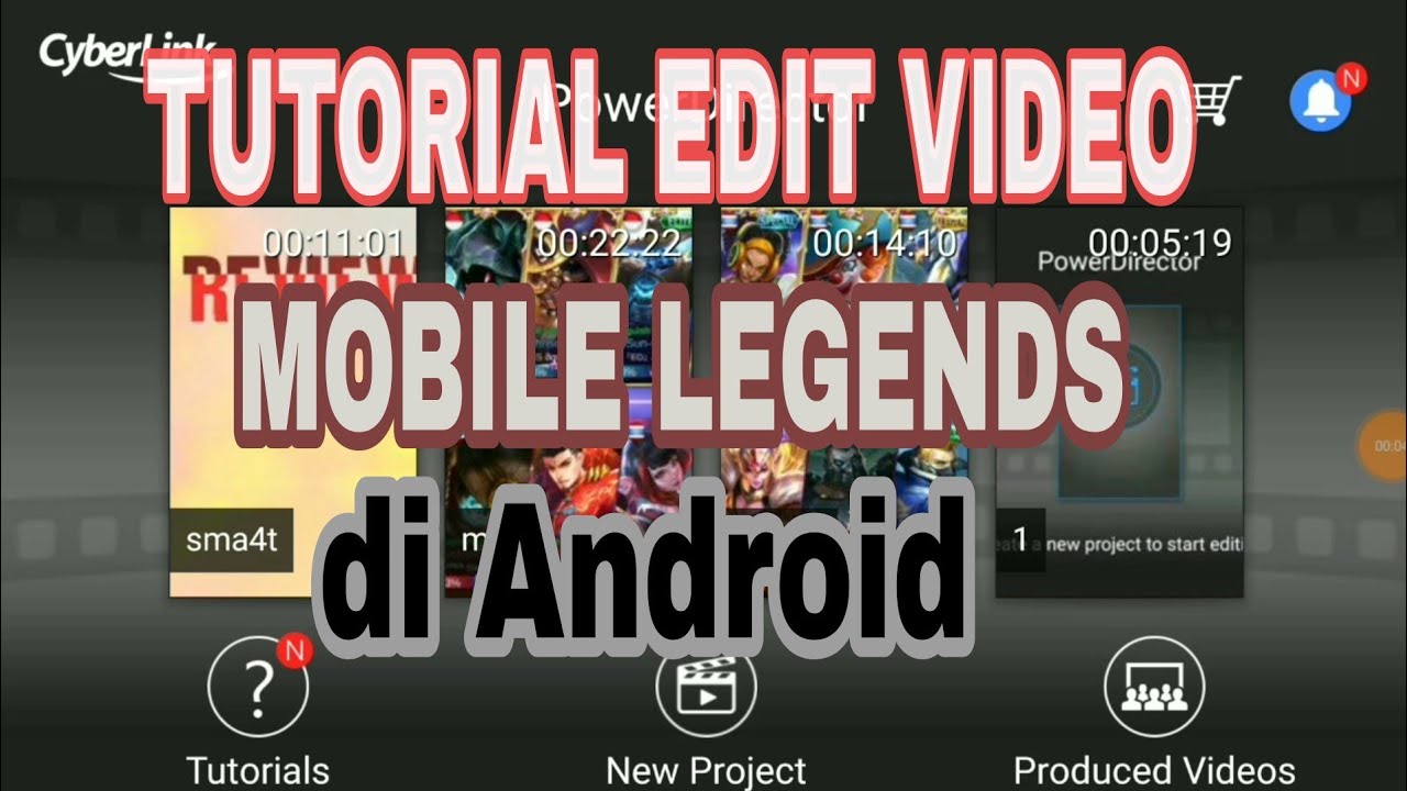 Tutorial Edit Video Mobile Legends Di Android YouTube