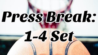 Basketball Press Break: 1-4 Set