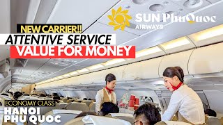 SUN PHUQUOC AIRWAYS A321 | Hanoi - Phu Quoc | NEW CARRIER, WORTH VALUE | [4K FULL Flight Report] screenshot 4