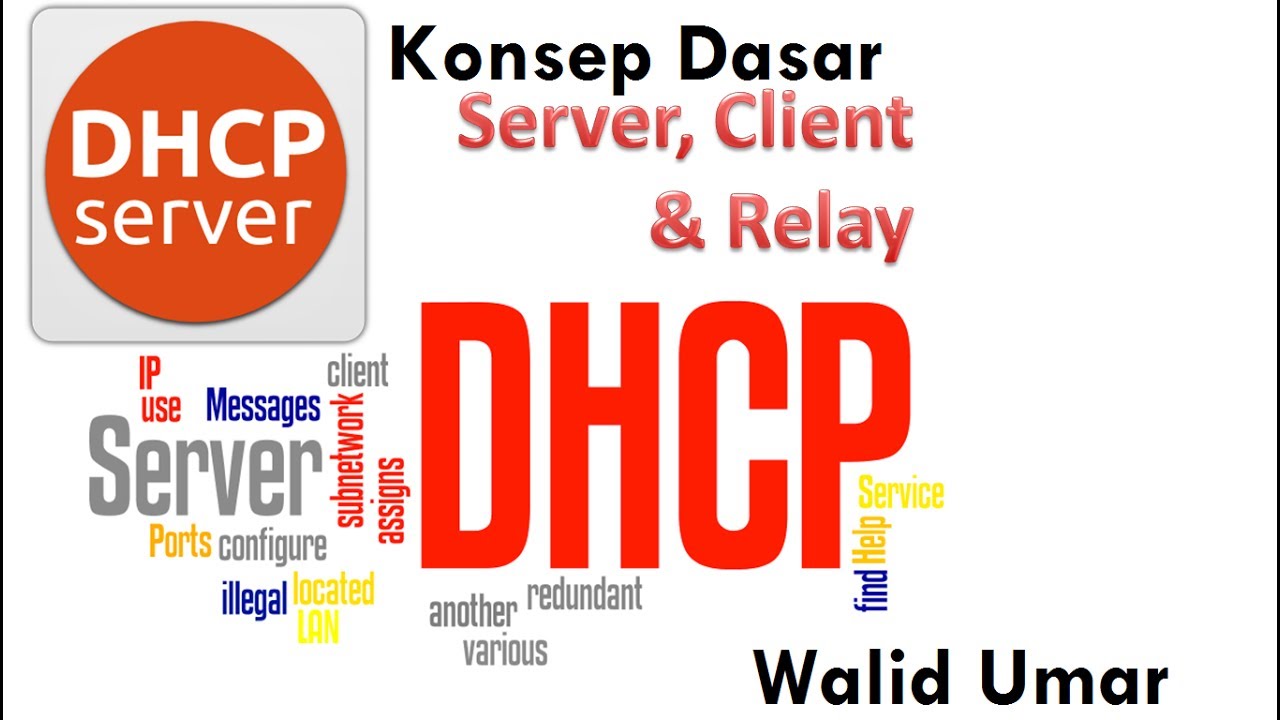 Konsep DHCP Server Client Relay - YouTube