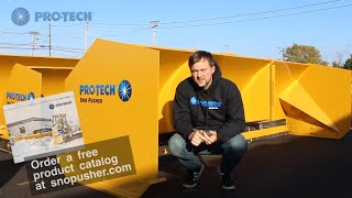 drive your snow pusher from site to site pro tech sno pusher