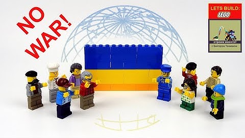 How to Build Ukrainian Flag 💙💛 from LEGO Classic 10696. To Ukraine with Love! We Are Together!