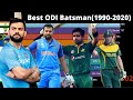 Top 10 best odi batsman of all time 19902020  icc ranking