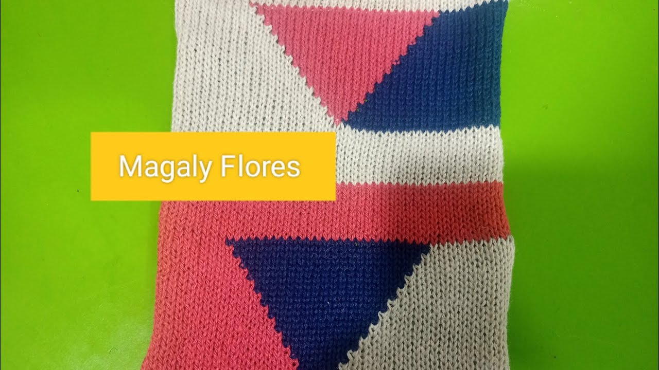 TEJIDO DE COMBINACIÓN DE COLORES TIPO INTARSIA EN TRICOTOSA