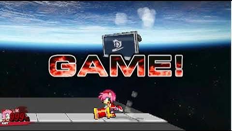 Amy Hits Sonic, Tails, Knuckles, Shadow and Silver with a hammer (Super Smash Flash 2 Project B)