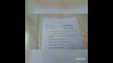 Madras university question papers bca/bsc comp.sci