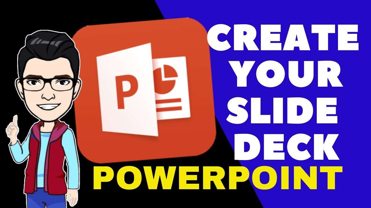 how to create a slide deck presentation