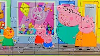 PEPPA and FAMILY, PRINCESS HOLLY and BEN | Puzzles for kids Peppa Pig, Ben&Holly