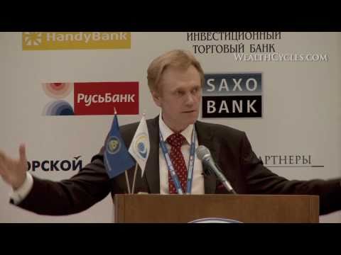 www.wealthcycles.com Mike Maloney was recently invited to speak at the 8th International Banking Forum in Sochi, Russia. The purpose of the conference was for bankers from around the world to meet and discuss the current state of the global economy, the banking system, and strategies for protecting their personal wealth (hence the speaking spot for Mike). The first morning passed without too much fuss as each speaker gave an introduction and a brief talk on his or her area of expertise. However, by the end of the day...it became obvious that something was definitely wrong. After speaking with many of the attendees, Mike was alarmed to find that practically none of the international bankers understood our present monetary system. Most had no idea how currency is created! Here at wealthcycles.com, we've often wondered exactly how well modern day bankers understand the worldwide predicament that we find ourselves in. Ladies and gentlemen, our worst fears have been confirmed - the lights are on, but there's nobody home. Mike's presentation on personal protection of wealth changed overnight, into one of basic education on our monetary system. How can anybody take the role of wealth protection (or running an economy!) seriously unless they can see the massive storm that lies ahead? Whether you are a banker or a baker, a lawyer or a bricklayer...the time to get educated is NOW. We hope you enjoy Mike's frantic effort to awaken the conference from its slumber. It would have been <b>...</b>