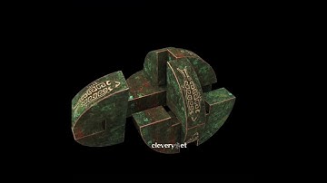 3D INTERLOCKING WOODEN PUZZLE KONG MING LOCK - LUBAN BALL