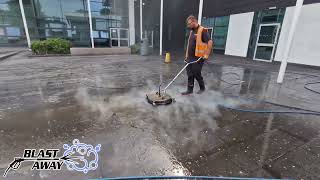 High School Paving Never Been Cleaned - Lots of Gum!