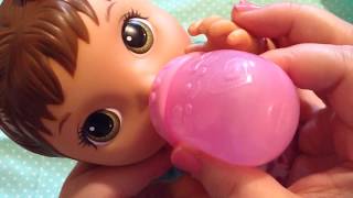 Baby Alive Better Now Bailey Doll is Sick Bottle Feeding Changing Video
