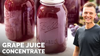 How to Can Grape Juice Concentrate (To Make Grape Juice!)