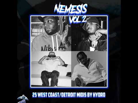 [Free] West Coast/Detroit Midi Kit "Nemesis Vol.2" (Shoreline Mafia, Drakeo The Ruler, YN Jay)