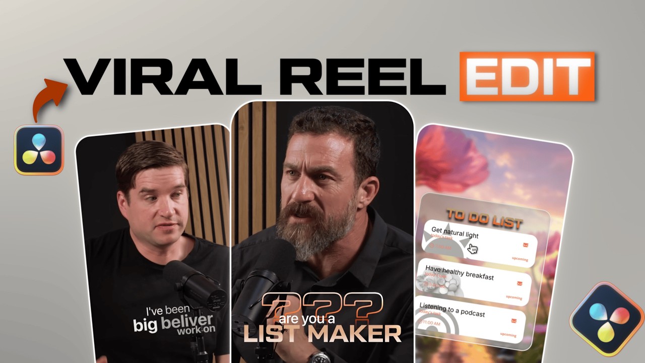 Viral Podcast Reel Editing in Davinci Resolve | Step by Step Tutorial | Part Two