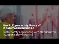 Webinar - New PLCopen safety library V2