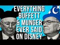 Everything Warren Buffett &amp; Charlie Munger Ever said on Disney &amp; ESPN including when Warren met Walt