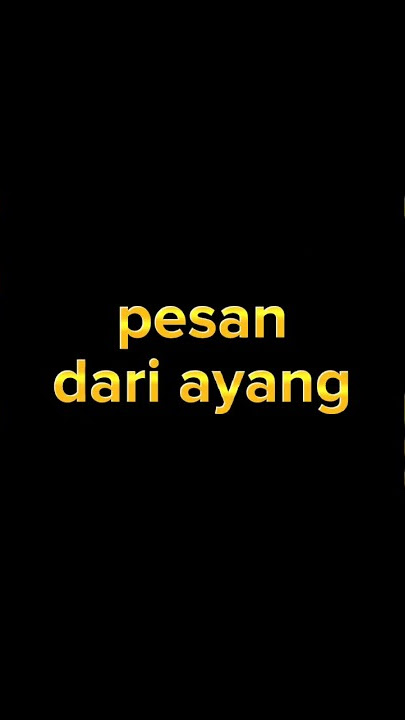 Nada dering pesan dari ayang