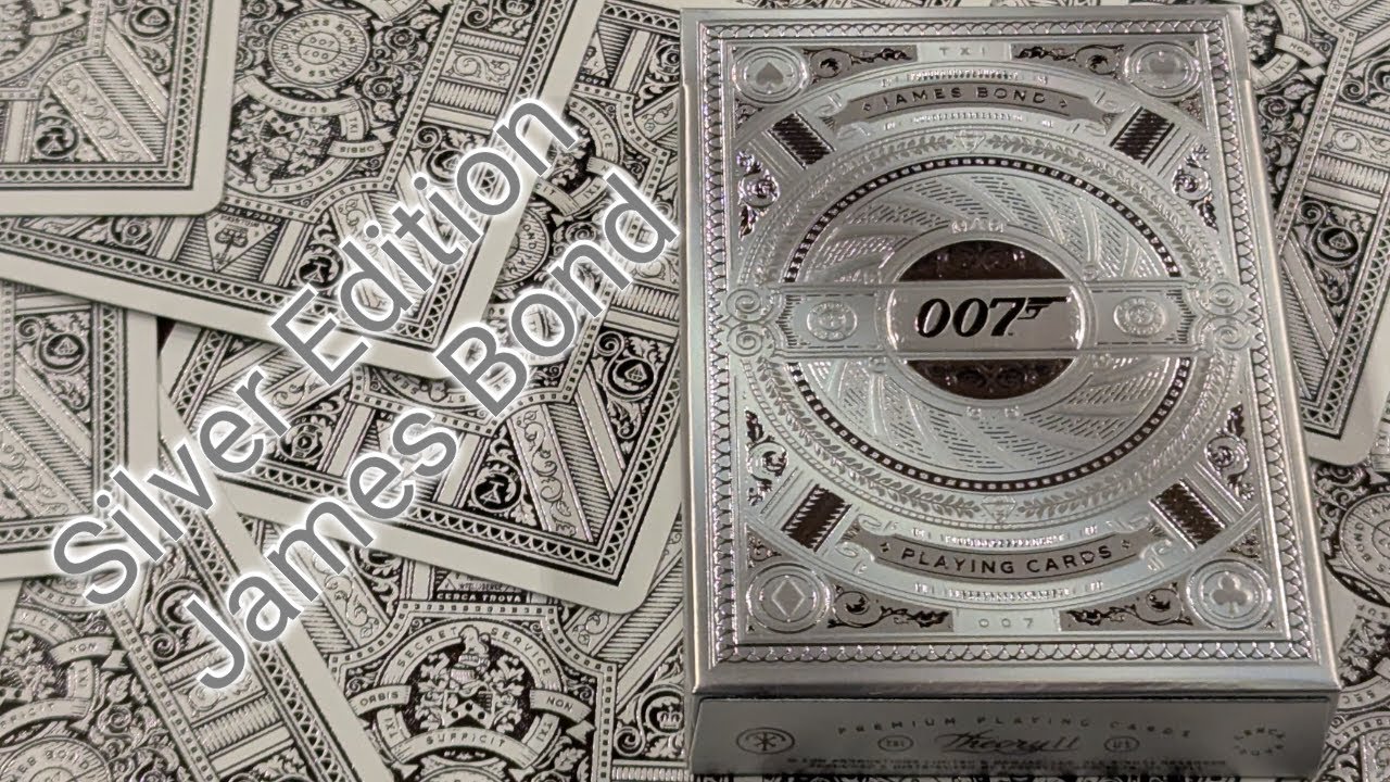 Daily deck review day 463 - Silver Edition James Bond playing cards