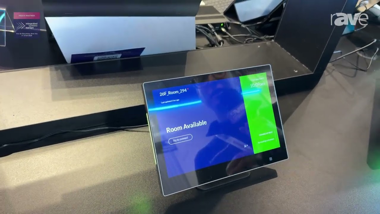ISE 2026: Appspace Shows Room Booking Software Integration with Qbic Technology Scheduling Panels