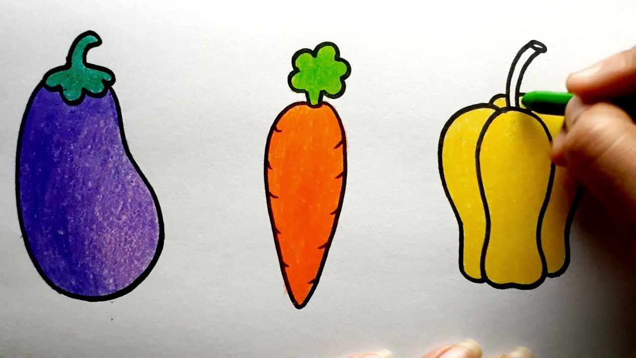 Set of fresh vegetables, drawing | Fresh vegetables, Vegetable design, Vegetable  drawing