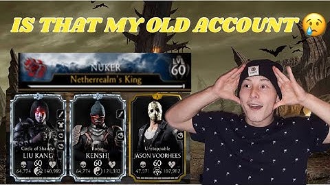 I GOT MY OLD ACCOUNT BACK + PACK OPENING | MORTAL KOMBAT MOBILE