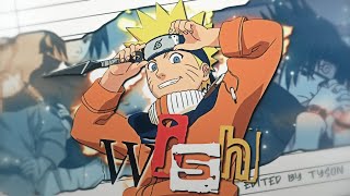 WISH✨💛 - Naruto [Alight motion] Edit/Amv - FREE PRESET!!!