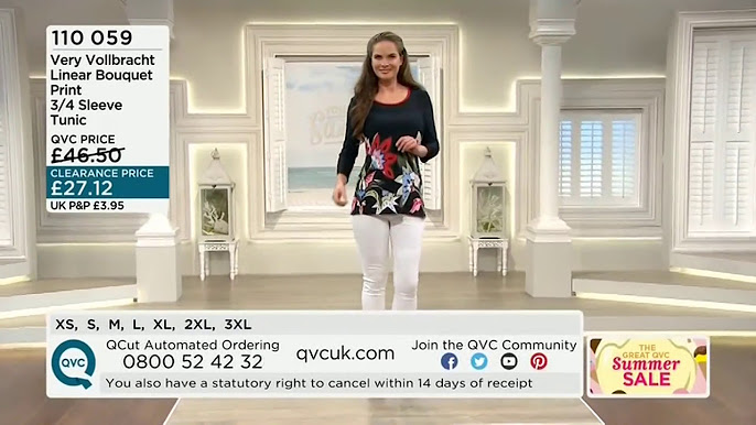 QVC UK Double G Cup Model Deborah Ann Gaetano modelling shapewear and more  300516 