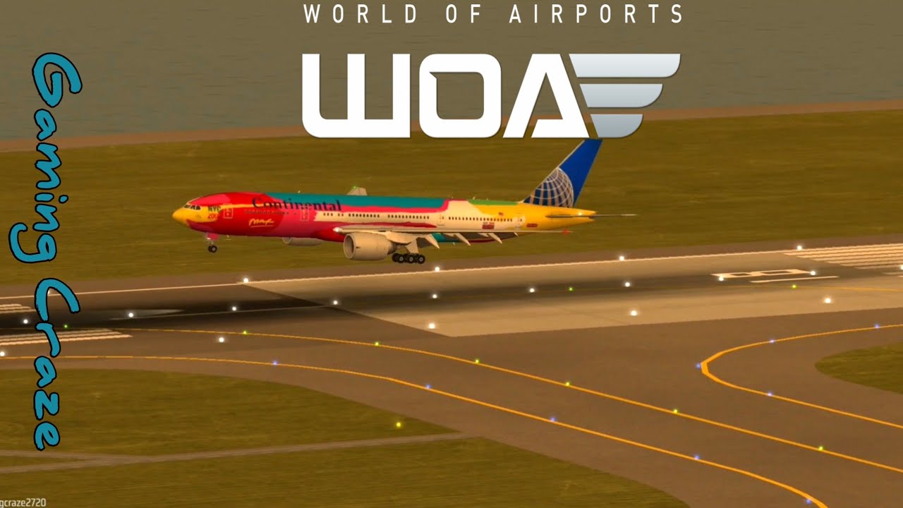 Hard landing and takeoff at Nagoya Airport | Gameplay | World of Airports 
