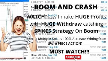How to catch spikes on Boom And Crash | 99.9% Powerful Price Action boom and crash Spike Strategy