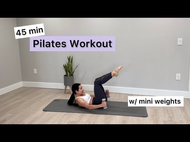 45 Minute At Home Pilates Class 