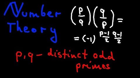 Number Theory. Section: Quadratic Residues. Part 4.