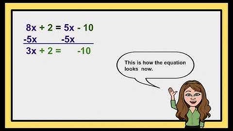 Solving Equations with Variables on Both Sides   Google Slides  Part 1